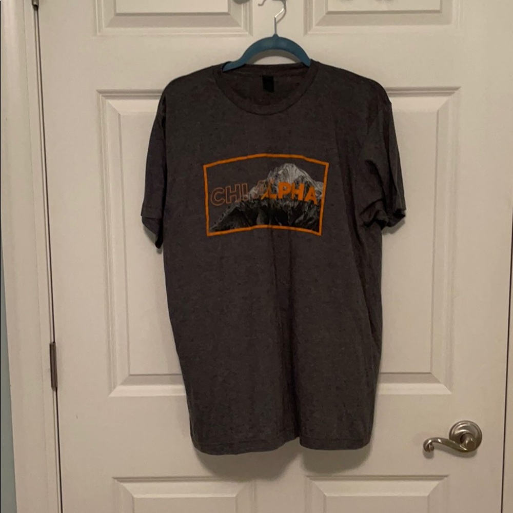 Grey church tshirt